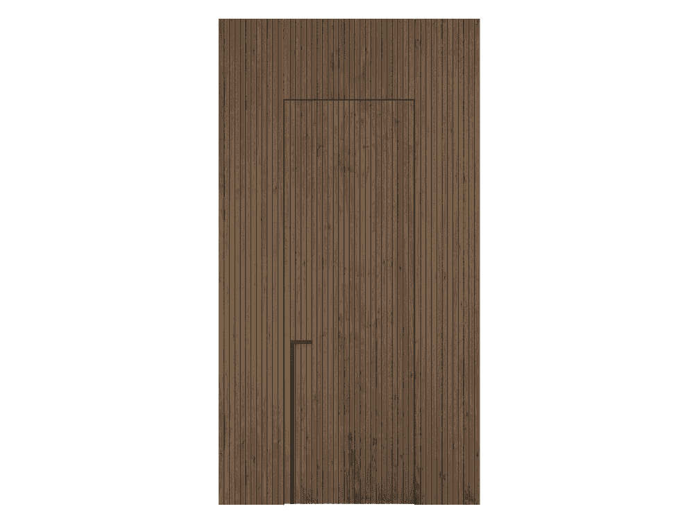 Панели для отделки стен Стеновая панель Шпон Naturwood Орех умбра матовый. Цвет Орех умбра матовый. Материал Шпон Naturwood. Коллекция Фрезерованные. Картинка.