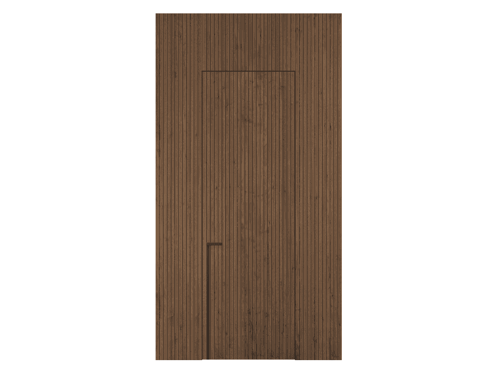 Панели для отделки стен Стеновая панель Шпон Naturwood Орех медный матовый. Цвет Орех медный матовый. Материал Шпон Naturwood. Коллекция Фрезерованные. Картинка.