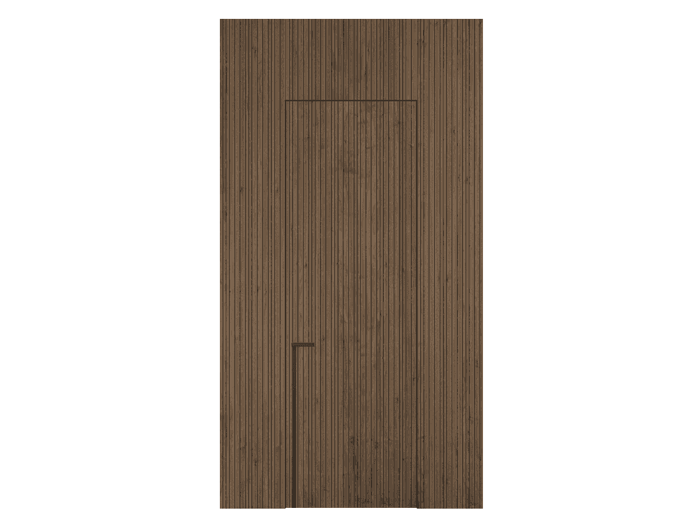 Панели для отделки стен Стеновая панель Шпон Naturwood Орех умбра матовый. Цвет Орех умбра матовый. Материал Шпон Naturwood. Коллекция Фрезерованные. Картинка.