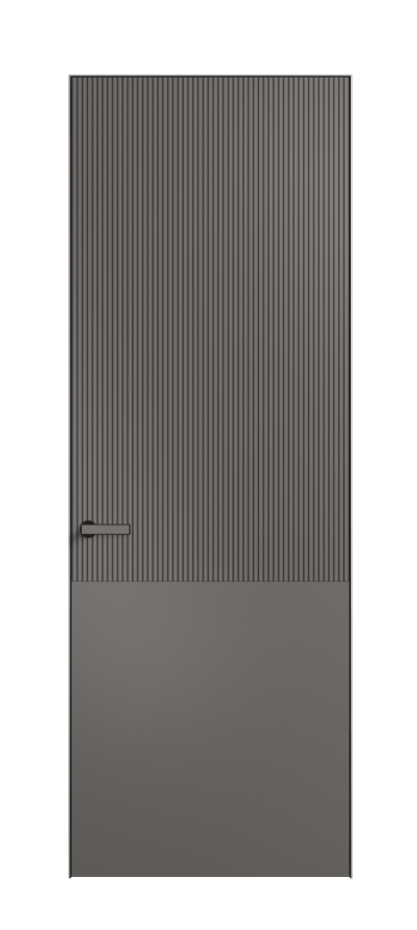 Межкомнатная дверь Вельвет 8205 Матовый классический серый. Цена 55219  | Volhovec