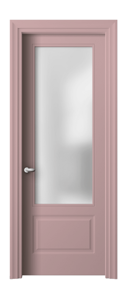 Межкомнатная дверь Esse 8542 Матовый белоснежный Сатинированное стекло Цена 77759 ₽ | Volhovec