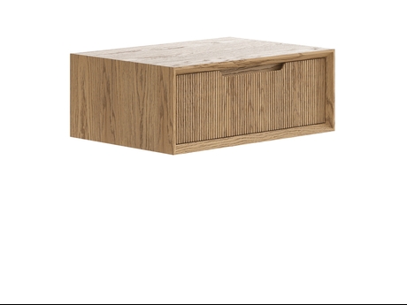 Мебель Тумба подвесная прикроватная Velvet 1 ящик. Цвет Дуб мускатный матовый. Материал Массив дуба матовый. Коллекция Тумба подвесная прикроватная Velvet 1 ящик. Картинка.