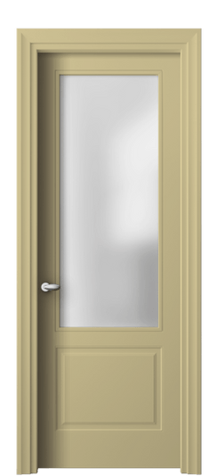 Дверь межкомнатная 8552 Слоновая кость RAL 1014 САТ. Цвет RAL Слоновая кость RAL 1014. Материал Гладкая эмаль. Коллекция Esse. Картинка.