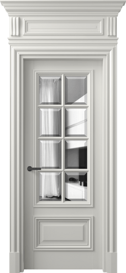 Дверь межкомнатная 7316 БС ДВ ЗЕР Ф. Цвет Бук серый. Материал Массив бука эмаль. Коллекция Antique. Картинка.