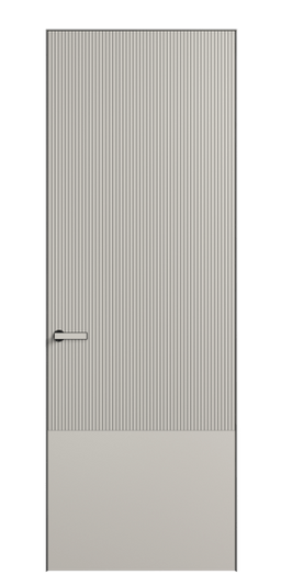 Дверь межкомнатная АКП 8203 МОС Матовый облачно-серый. Цвет Матовый облачно-серый. Материал Гладкая эмаль. Коллекция Velvet. Картинка.