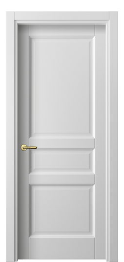 Дверь межкомнатная 1431 МБЛ. Цвет Матовый белоснежный. Материал Гладкая эмаль. Коллекция Galant. Картинка.