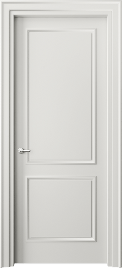 Дверь межкомнатная 8121 МСР. Цвет Матовый серый. Материал Гладкая эмаль. Коллекция Париж. Картинка.