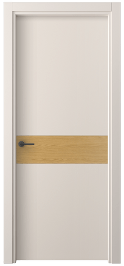 Дверь межкомнатная 4221 ПЭПБ. Цвет ПЭТ пудровый бежевый. Материал ПЭТ. Коллекция Фридом. Картинка.