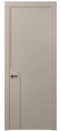 Дверь межкомнатная АКП 8605 МБСК. Цвет Матовый бисквитный. Материал Гладкая эмаль. Коллекция Фрэйм. Картинка.