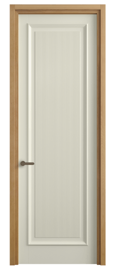 Дверь межкомнатная 6711 ММБ. Цвет Матовый молочно-белый. Материал Гладкая эмаль. Коллекция Шарм. Картинка.