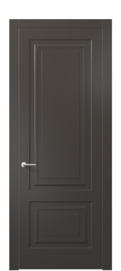 Дверь межкомнатная АКП 8451 МАН Матовый антрацит. Цвет Матовый антрацит. Материал Гладкая эмаль. Коллекция Mascot. Картинка.
