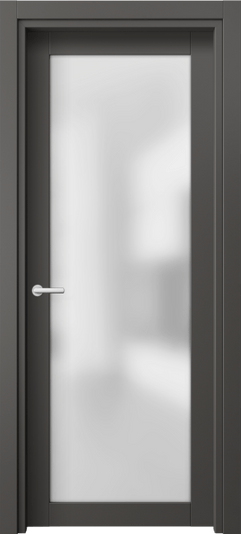 Дверь межкомнатная 2102 ПЭГФ САТ. Цвет ПЭТ графитовый. Материал ПЭТ. Коллекция Neo. Картинка.