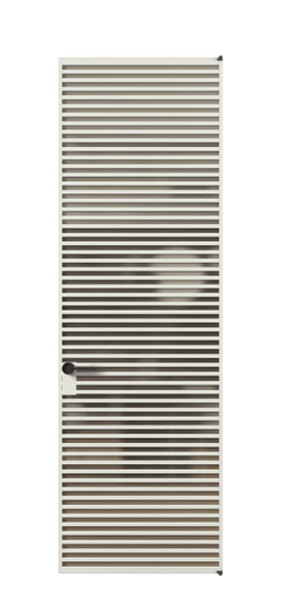 Дверь межкомнатная АЛПЛ040.06 Бронза сатин триплекс АСР. Цвет Алюминий серый. Материал Алюминий в эмали. Коллекция Формато. Картинка.