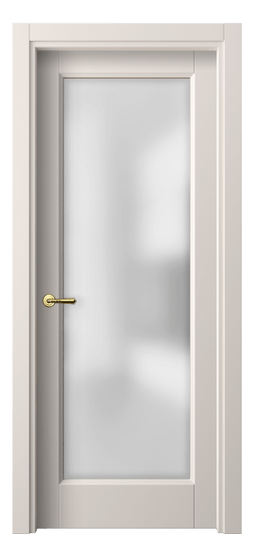 Дверь межкомнатная 1402 ПЭТБ САТ. Цвет ПЭТ тёплый-белый. Материал ПЭТ. Коллекция Galant. Картинка.