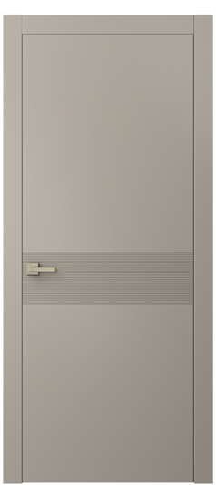 Дверь межкомнатная АКП 8041 МБСК Матовый бисквитный. Цвет Матовый бисквитный. Материал Гладкая эмаль. Коллекция Линия. Картинка.