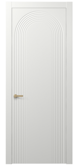 Дверь межкомнатная АКП 8648 МССР. Цвет Матовый светло-серый. Материал Гладкая эмаль. Коллекция Альба. Картинка.