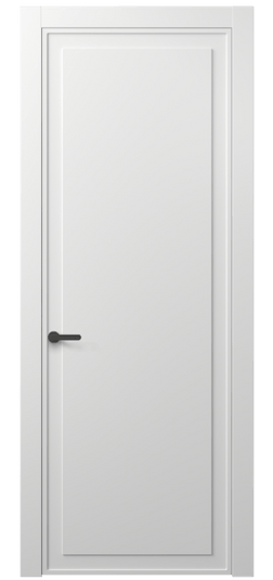 Дверь межкомнатная АКП 8602 МБЛ. Цвет Матовый белоснежный. Материал Гладкая эмаль. Коллекция Фрэйм. Картинка.