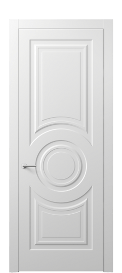 Дверь межкомнатная АКП 8461 МБЛ Матовый белоснежный. Цвет Матовый белоснежный. Материал Гладкая эмаль. Коллекция Маскот. Картинка.