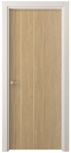 Дверь межкомнатная 4203 ЖМД. Цвет Жемчужный дуб. Материал Ламинатин. Коллекция Freedom. Картинка.