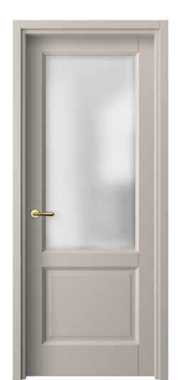 Дверь межкомнатная 1422 МСБЖ САТ. Цвет Матовый светло-бежевый. Материал Гладкая эмаль. Коллекция Галант. Картинка.
