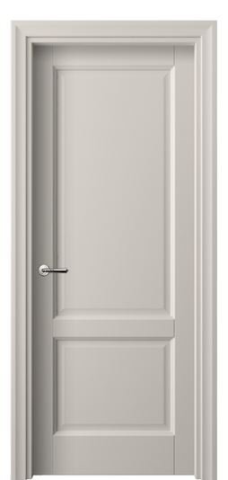 Дверь межкомнатная 1421 ПЭСС. Цвет ПЭТ светло-серый. Материал ПЭТ. Коллекция Галант. Картинка.