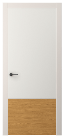 Дверь межкомнатная АКП 4229 ПЭБЛ. Цвет ПЭТ белоснежный. Материал ПЭТ. Коллекция Фридом. Картинка.