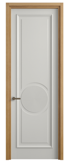 Дверь межкомнатная 6719 МСР. Цвет Матовый серый. Материал Гладкая эмаль. Коллекция Шарм. Картинка.