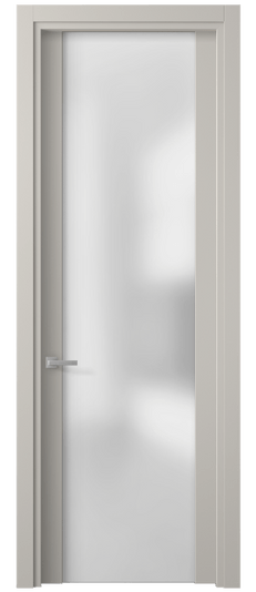 Дверь межкомнатная 4114 МОС САТ. Цвет Матовый облачно-серый. Материал Гладкая эмаль. Коллекция Планум. Картинка.