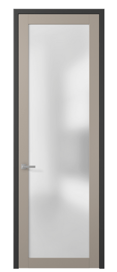 Дверь межкомнатная 2102 МБСК САТ. Цвет Матовый бисквитный. Материал Гладкая эмаль. Коллекция Планум. Картинка.