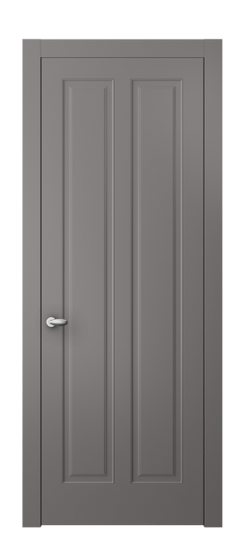 Дверь межкомнатная АКП 8511 МКЛС Матовый классический серый. Цвет Матовый классический серый. Материал Гладкая эмаль. Коллекция Esse. Картинка.