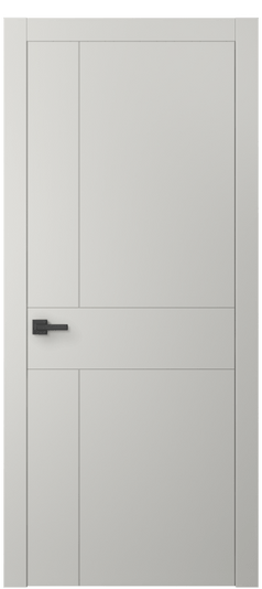 Дверь межкомнатная АКП 8056 МСР Матовый серый. Цвет Матовый серый. Материал Гладкая эмаль. Коллекция Линия. Картинка.