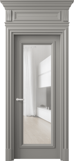 Дверь межкомнатная 7300 МНСР DUNE. Цвет Матовый нейтральный серый. Материал Гладкая эмаль. Коллекция Антик. Картинка.