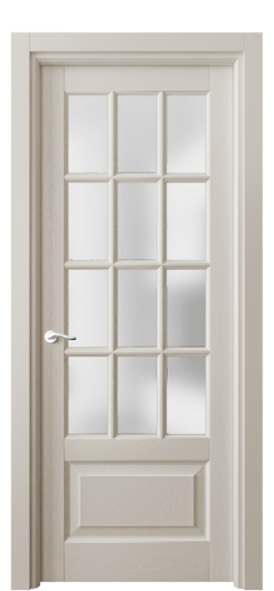 Дверь межкомнатная 0728 ДСБЖ САТ. Цвет Дуб светло-бежевый. Материал Массив дуба эмаль. Коллекция Lignum. Картинка.