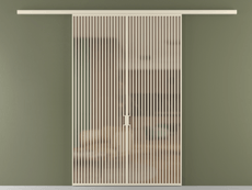 Перегородка Formato вдоль стены 2 створки